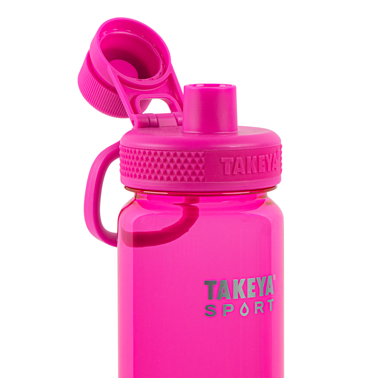 tritan-sport-water-bottle-with-spout-lid-e9 51671-TKS-Tritan-Spout-24-PinkSweep-openlid.png